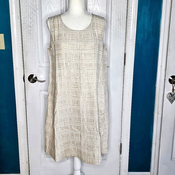 NWT Eileen Fisher Sleeveless Dress Medium - Picture 1 of 14